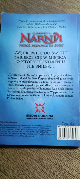 Opowieści z Narnii - Podróż Wędrowca do Świtu