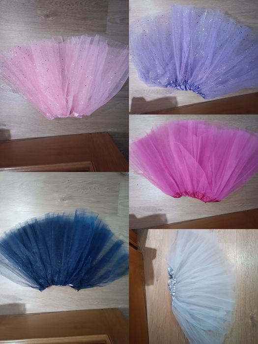 Saias tutu de várias cores