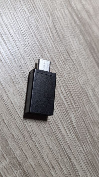 Adapter USB 3.0 -> USB -C , czarny