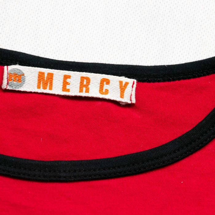 Mercy punk cropped t-shirt/longsleeve M damski