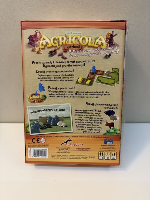 Agricola Rodzinna Uwe Rosenberg gra planszowa