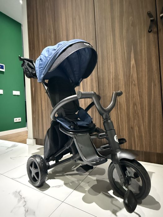 практично новий триколісний складний велосипед Qplay Nova Niello