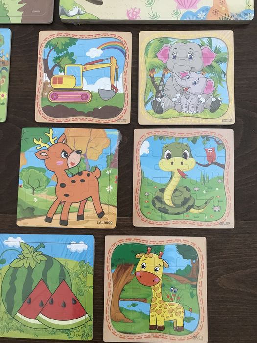 Пазли дерево Монтесорі іграшки