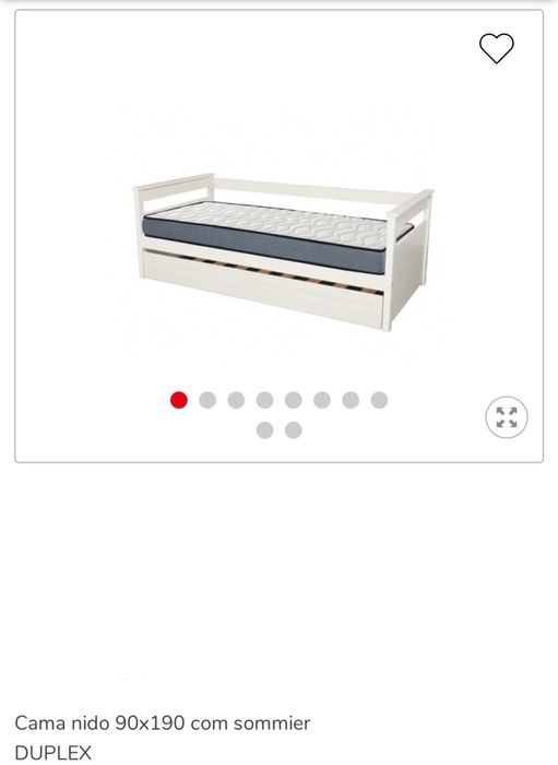 Cama dupla (gavetão)