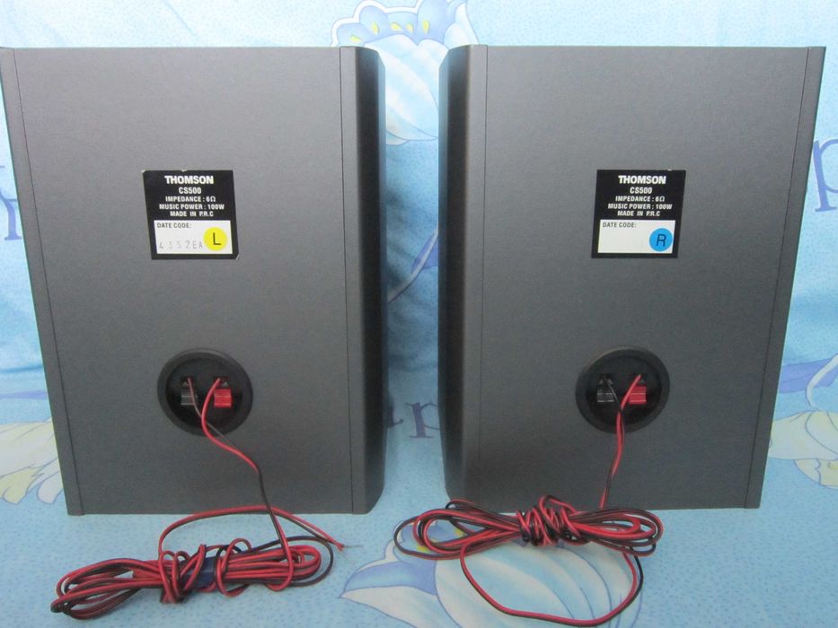 Колонки Thomson Titanium plated woofer 100х2Вт