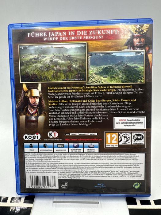 Nobunagas Ambition Sphere of Influence Ps4 Gwarancja