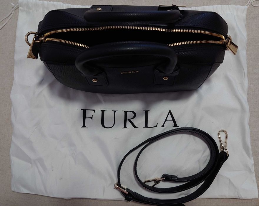 Mala preta FURLA nova com etiqueta