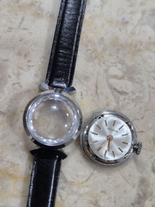 Conjunto 9 relogios peças/restauro: Cauny, Silgar, Olmida, Sultana