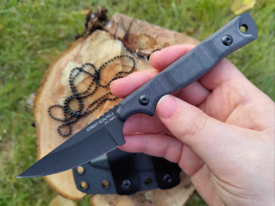 Брелок компактний EDC фіксед фултанг TOOPS Street Scalpel 2.0