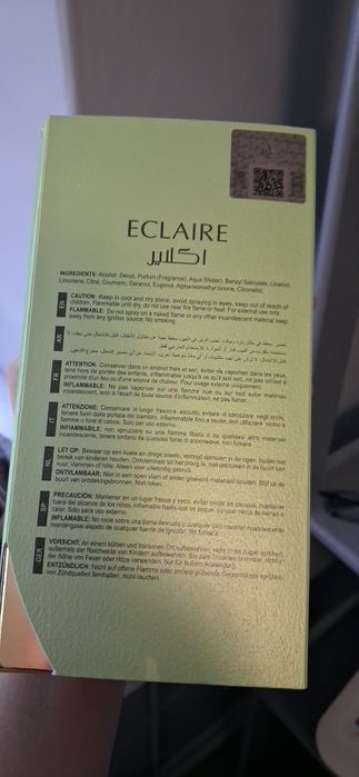 Eclaire lattafa pistacja 100 ml