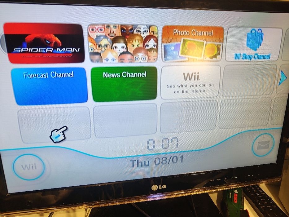 Konsola Nintendo Wii zestaw Pad okablowanie kamera + gry