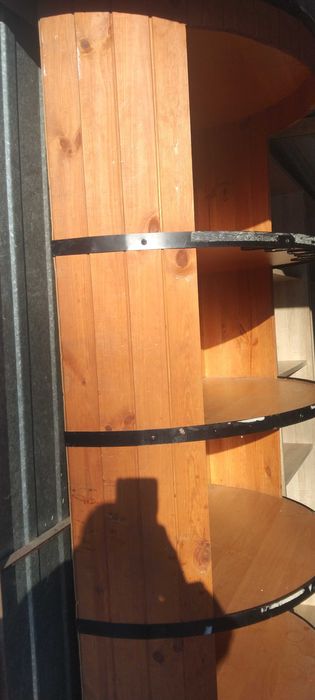 Szafka sklepowe i regał drewniany sklepowy