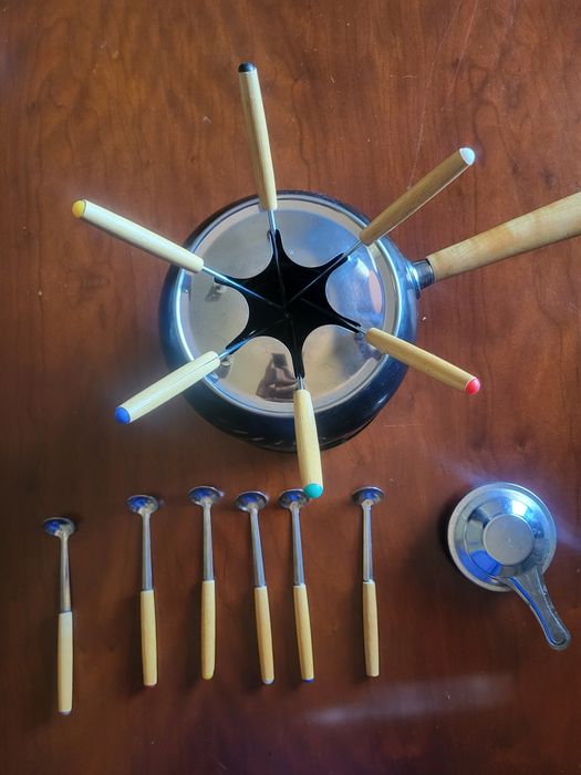 Conjunto de Fondue Vintage / Clássico Completo (Comprado em 1994) – Excelente Estado