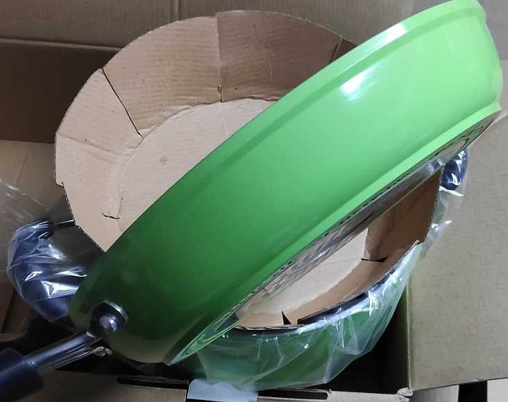 Komplet garnki z powłoką ceramiczną 7el zielone