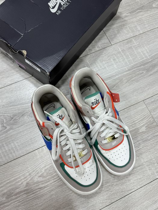 Nike Air Force 1 Shadow Sail Signal Blue Green