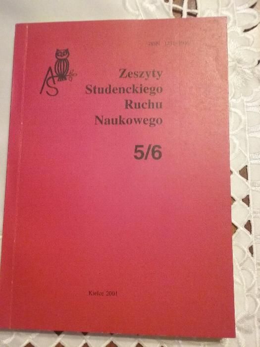Zeszyty Studenckiego Ruchu Naukowego 5/6, 2001
