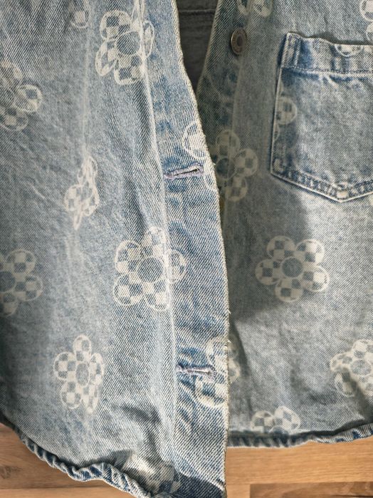 Krótka kurtka damska dżinsowa