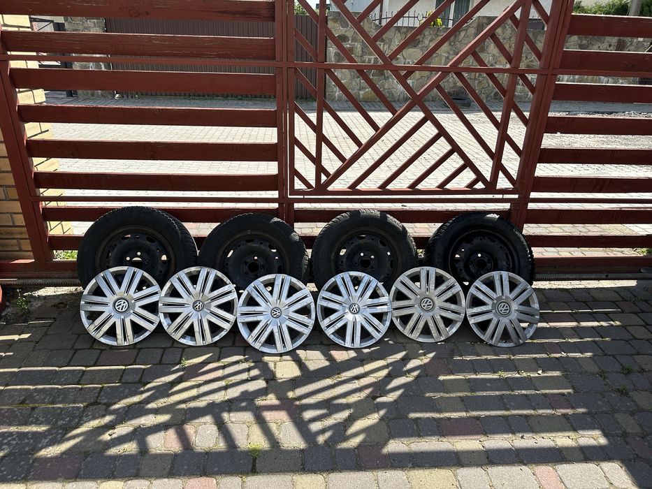 Диски стальні R14 з гумою та ковпаками
