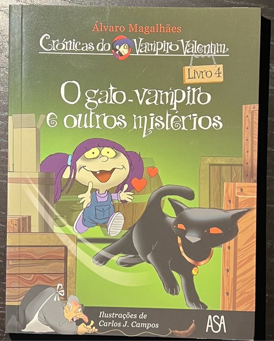 Saga de livros “crónicas do vampiro valentim”