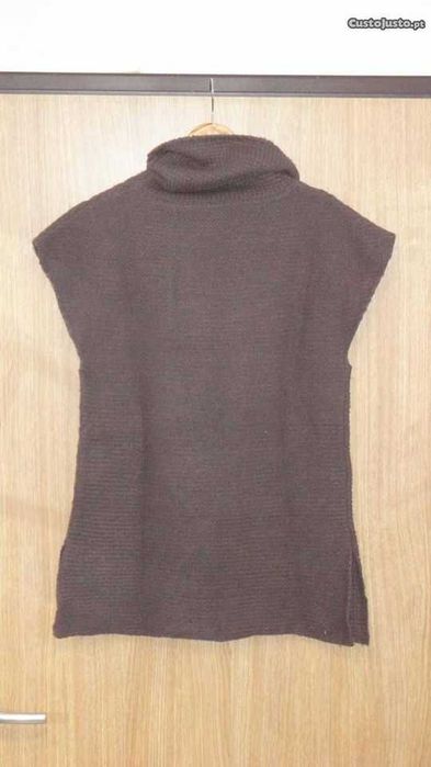 Camisola de senhora em malha castanho Liorina