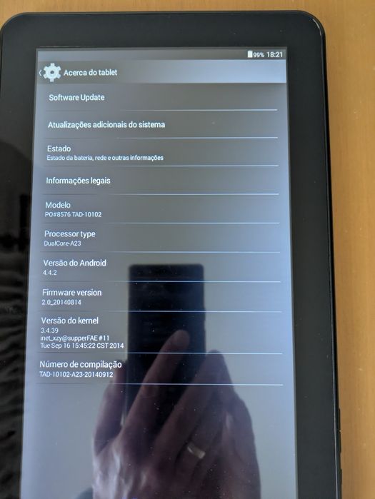 Tablet Denver para desocupar