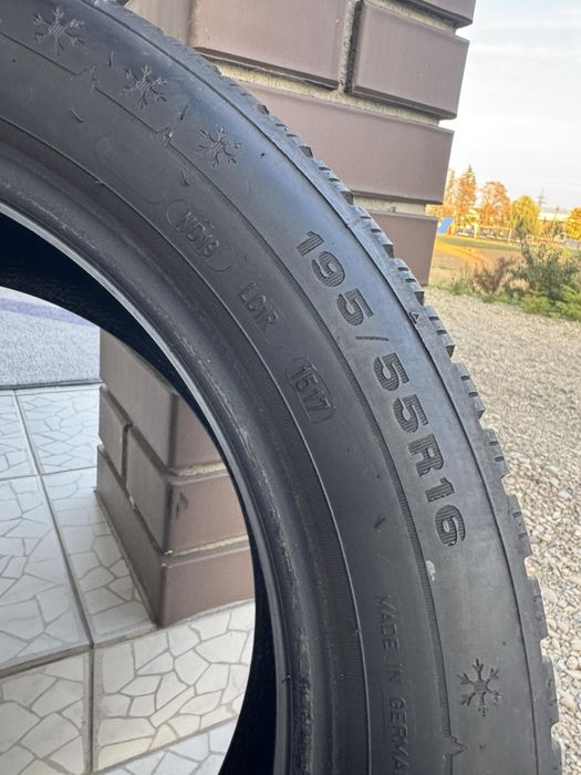 Шини зимові Dunlop 195/55/16
