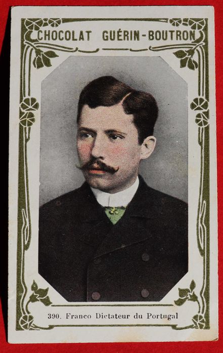 João Franco «Dictateur du Portugal» cartão "CDV" publicidade francesa