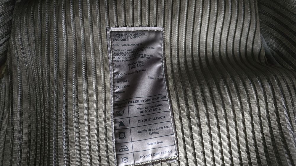 Osprey mk4 британський плитник розміри L та XL