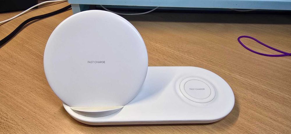 Беспроводная зарядная станция Samsung EP-N6100, белая, оригинал