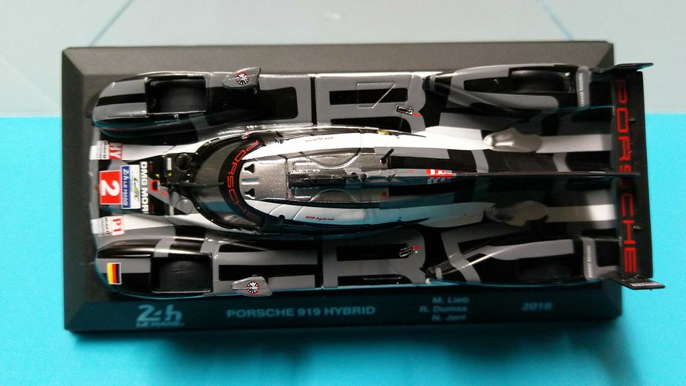 Porsche 919 Hybrid #2: Vencedor 24h Le Mans 2016 - Miniatura esc 1/43
