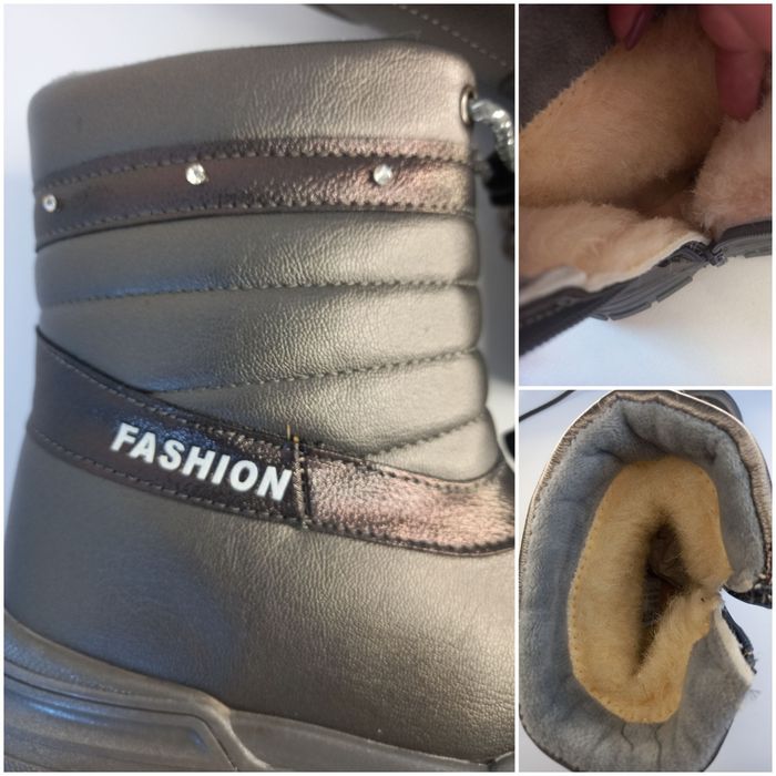 Дитячі зимові черевики чоботи для дівчат Ботинки детские зимние сапоги