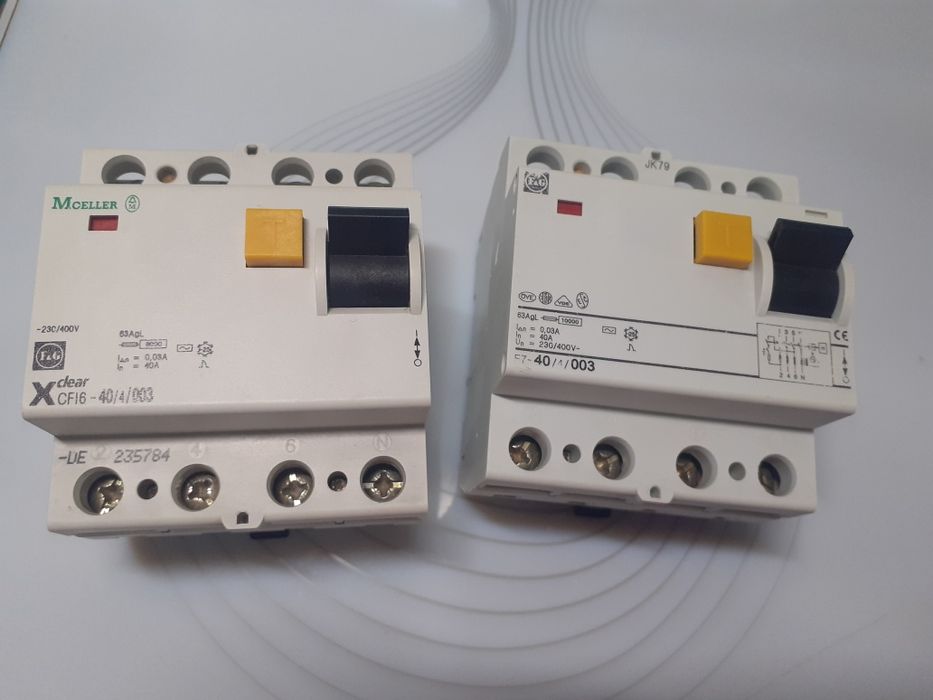Дифреле УЗО Moeller (Eaton  F&G) 40А, 4р