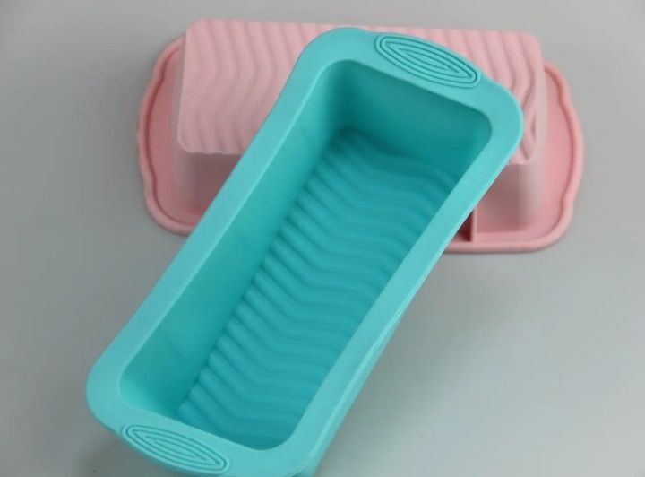 Форма для хлеба силиконовая круглая прямоугольная