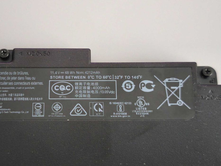 Oryginalna bateria do laptopa HP CD03XL 11.4V 48Wh 4000mAh