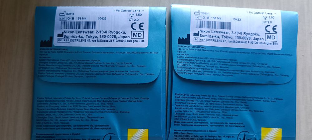 Лінзи Nikon для окулярів