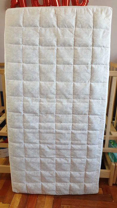 Дитяча кроватка з маятником + ортопедичний матрац з кокосовою основою