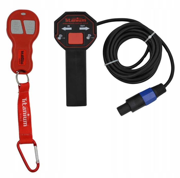 Wyciągarka  JEEP OFF ROAD   Titanium  17000 LbS 12/24V LAWETA 4 X4