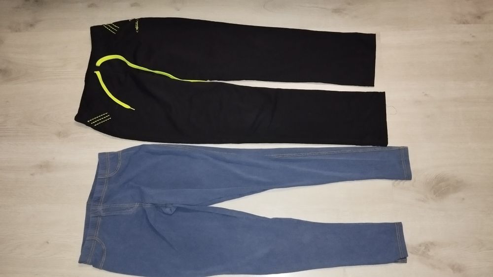 Spodnie jeansy, leginsy