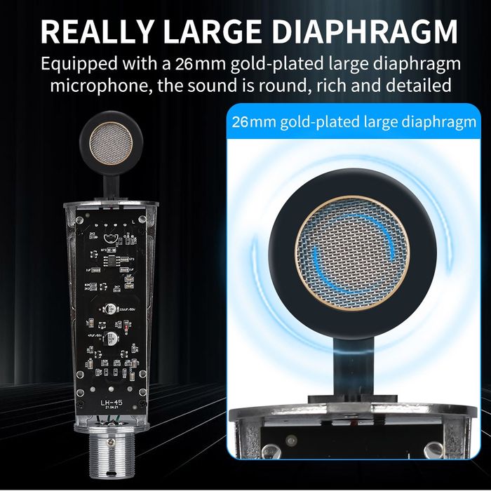 U87  AI XLR Мікрофон конденсаторний студія звукозапису  демо  запис