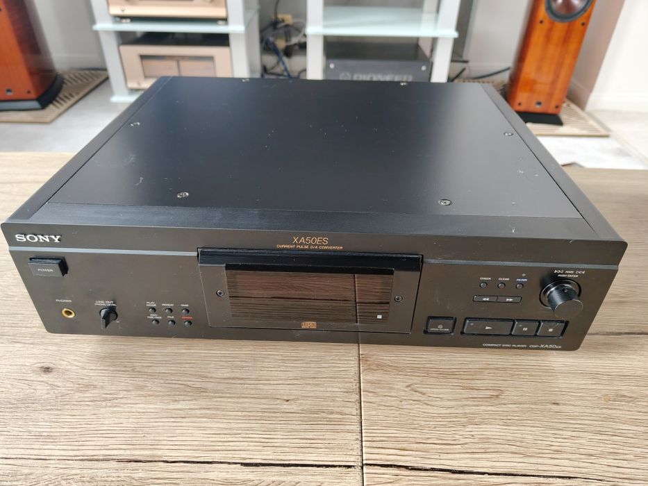 Czarny Odtwarzacz CD Sony CDP-XA50ES najwyższy model