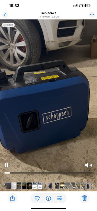 Інверторний Генератор Schepach 2500i