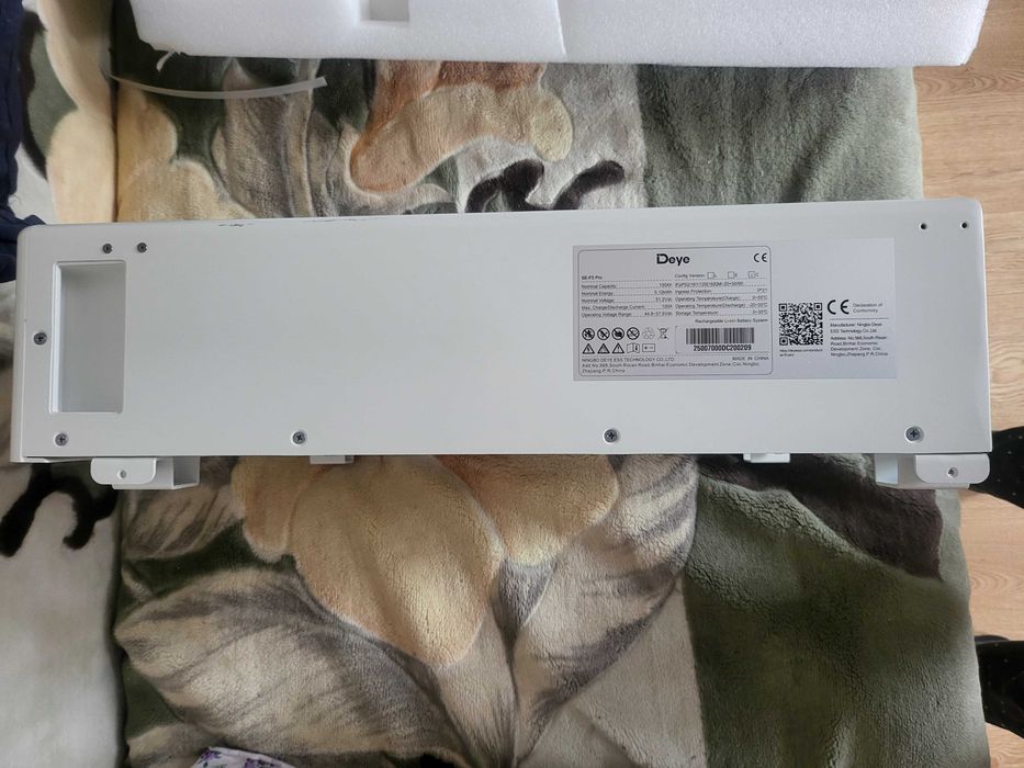 Аккумуляторная батарея Deye LiFePO₄ 48В (51.2В) SE-F5-PRO-C 5кВт*ч