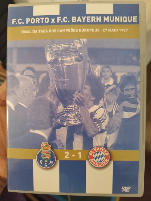 DVD do jogo futebol clube do Porto Bayern de Munique maio de 1987