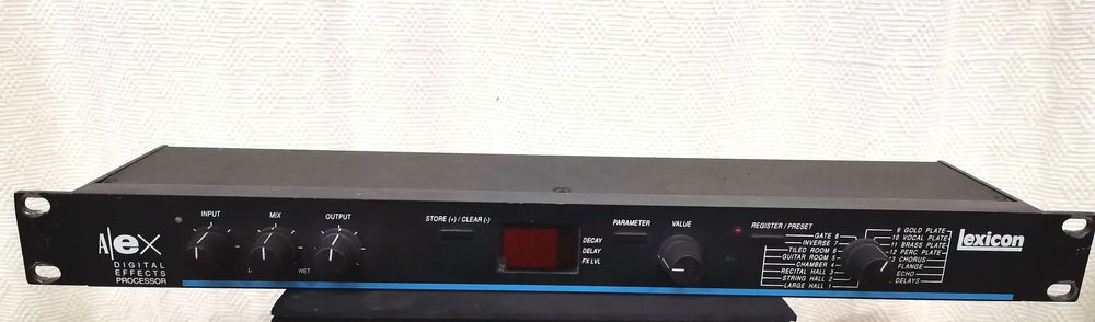 Vário processamento equalizadores, compressor, etc