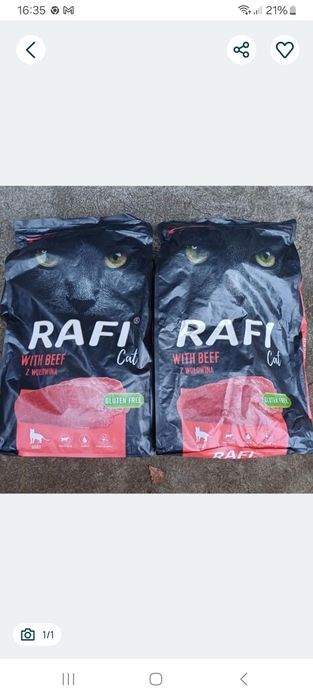 Zestaw suchej karmy Rafi 14kg