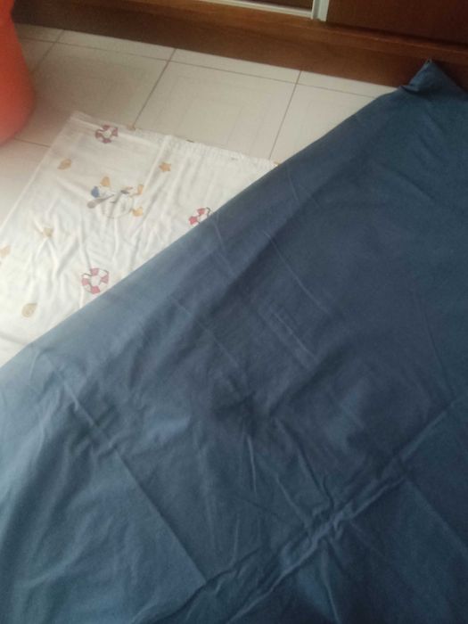 Jogo de lençóis de cama de casal com 2 fronhas
