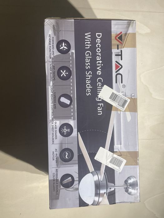 Wentylator sufitowy z lampa led