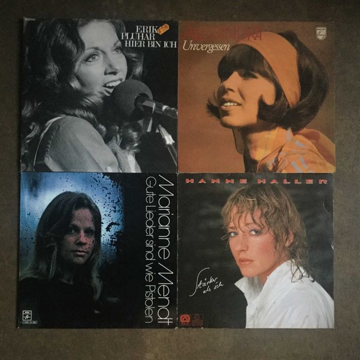 Chanson: Alexandra, Mendt, Pluhar, Haller -Zestaw 4LP winyle