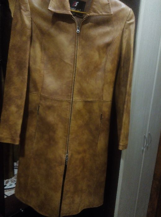 френч кожаный женский