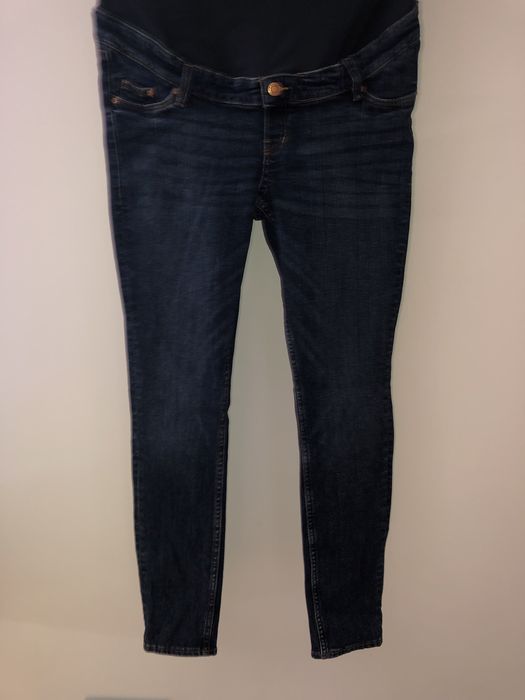 H&M mam dzinsy ciążowe skinny M bdb